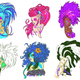 Campbell’s designs for Jem And The Holograms and The Misfits